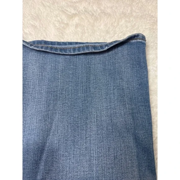 American Eagle Kick Boot Jeans Medium Wash Stretch Bootcut Denim Womens 6 - Picture 3 of 6